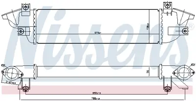 NISSENS 961010 Intercoller L200 2.2 2.4 D-Id 15> GM 1530A161