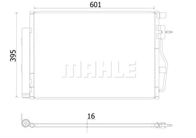 BEHR MAHLE AC958000S Klima Radyatörü Opel Mokka / Chevrolet Trax 1.6xer GM 1850272, GM 8313018, GM 940246, GM 940389, GM 95026324, GM 9535826, GM 95358526, GM 96943762, GM P96943762