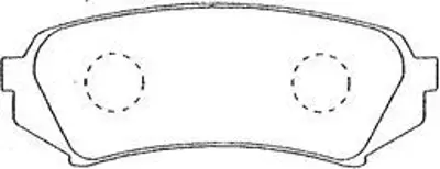 AISIN A2N004 Fren Balata Landcruıser 4.2 4.7 98-07 Arka GM 04466-60030