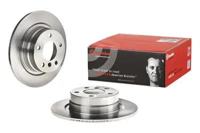 BREMBO 08.A205.10 Fren Diski E-87/90/91 Arka 120/318/320 Düz Tek GM 34116855000, GM 34214031275, GM 34214031725, GM 34216764649, GM 34216767145, GM 34216767146, GM 34216769271, GM 34216774417, GM 34216777240, GM 34216779294