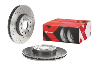 BREMBO 09.9145.1X Fren Diski Vw Caddyııı Ön,Golfv,Vı Ön 288x25 Delikli Kaplamalı GM 1K0615301T