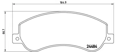 BREMBO P 85 115 Fren Balatası Vw Amarok Ön GM 2H0698151A