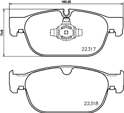 BREMBO P 86 027 Fren Balatası Volvo S90/V90/Xc90 18/19 Jant Ön GM 31665288