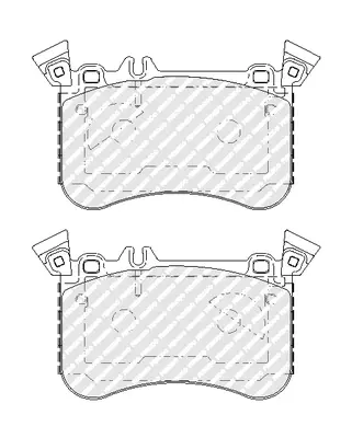 FERODO FDB5109 Fren Balatası 176/117/156 Ön GM A0084203220