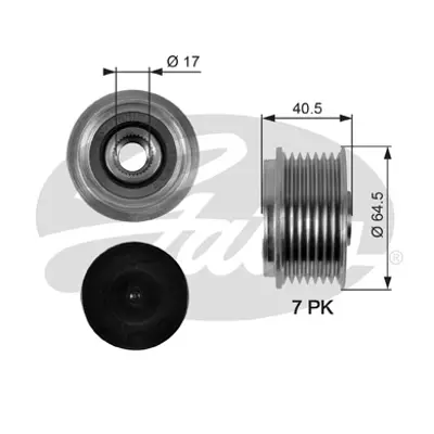 GATES OAP7094 Alternatör GM 23150-2W200