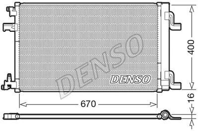 DENSO DCN20002 Klima Radyatörü Opel Astra J/Cruze GM 23333680