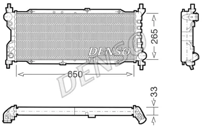 DENSO DRM20036 Radyatör Opel Corsa B/Combo B  1.5-1.7 D GM 90410049