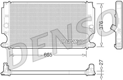 DENSO DRM50072 Su Radyatörü Avensıs 2.0 D-4d 08> GM 164000R030