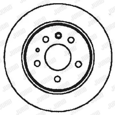 JURID 561344JC Fren Diski  115/116/123/126 Arka Takım GM A1264230012