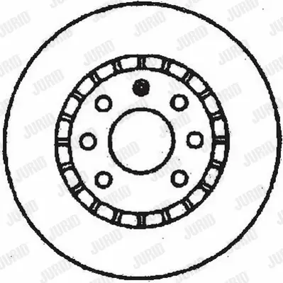 JURID 561730JC Fren Diski Opel Omega B 2.5-3.0 V6 Takım Ön GM 90392559, GM 93182283