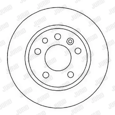 JURID 561962JC Fren Diski Opel Vectra B   5 Bijon  Takım Arka GM 4839338, GM 90512910, GM 93182293