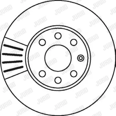 JURID 562069JC Fren Diski Opel Astra G   (4 Bijon)  Takım Ön GM 9117677, GM 95526647