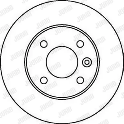 JURID 562071JC Fren Diski Opel Astra G/H  (4 Bijon) Takım Arka GM 9196587