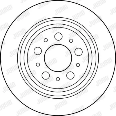 JURID 562174JC Fren Diski Arka Volvo S60-S80 GM 94341674