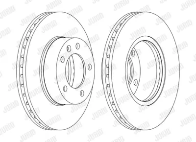 JURID 562190JC-1 Fren Diski Opel Movano A/Master Iı  305mm  Ön  GM 7700314064, GM 9111038