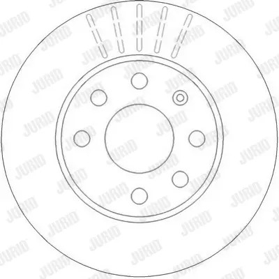 JURID 562290JC Fren Diski Opel Corsa C  1.0-1.2 (Havalı) Takım Ön GM 9195985