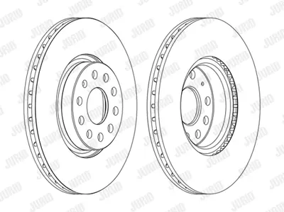 JURID 562387JC1 Fren Diski Vw Golfv,Passat 05- Ön  312x25 GM 13267284, GM 1K0615301, GM 1K0615301A, GM 1K0615301AA, GM 1K0615301AAkit, GM 1K0615301AJ, GM 1K0615301D, GM 1K0698151, GM 1K0698151C, GM 1K0698151E