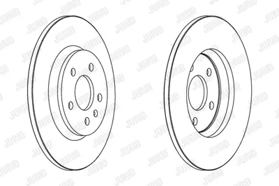 JURID 562505JC Fren Diski Vw A4-A5-Q5 2008-> A6 2012>arka  Takım GM 8W0615601H