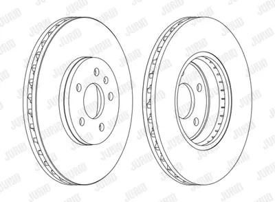 JURID 562511JC-1 Fren Diski Vw A4-A5  08- Ön  320x30  Tek GM 8K0615301A