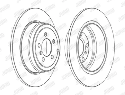 JURID 562558JC-1 Fren Diski R.Rover Iıı 3.0 Td6 Arka - 05 Tek GM SDB000210