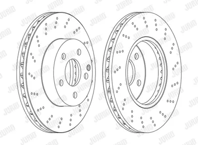 JURID 562619JC-1 Fren Diski  204 Ön   (Sport) Tek GM A2044210912