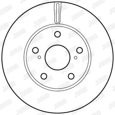 JURID 562623JC Fren Diski Aurıs 1.4.1.6.1.8  Ön Çap 273mm 07> 4351202180 