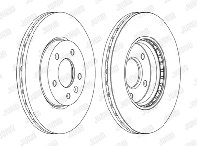 JURID 562631JC-1 Fren Diski Opel Astra J/Cruze/Insıgnıa B 1.6/2.0d 300mm Ön GM 13503988, GM 95527031