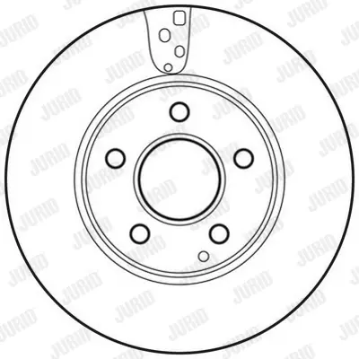 JURID 562637JC Fren Diski  204 Ön C 180/200 Takım GM A2044210012