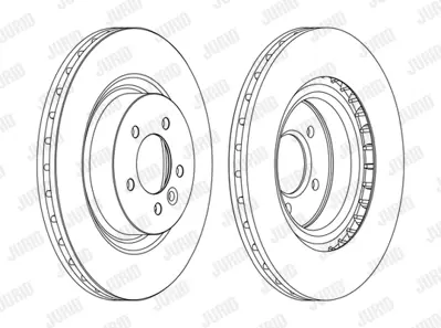 JURID 562654JC-1 Fren Diski R.Rover Sport4 3.0 / 3.6 Ön Tek GM SDB000624