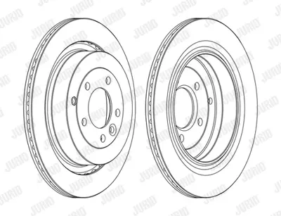 JURID 562657JC-1 Fren Diski R.Rover Sport 3.0 / 3.6 Arka  Tek GM SDB000646