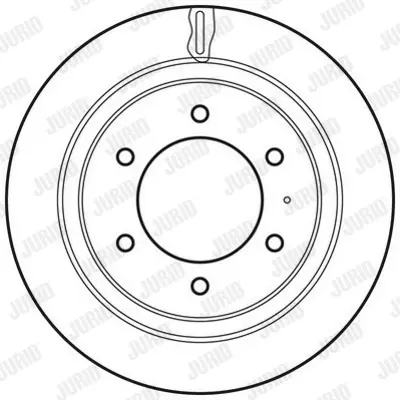 JURID 562665JC Fren Diski Opel Frontera A/B 313mm Havalı TakımArka  GM 97034036