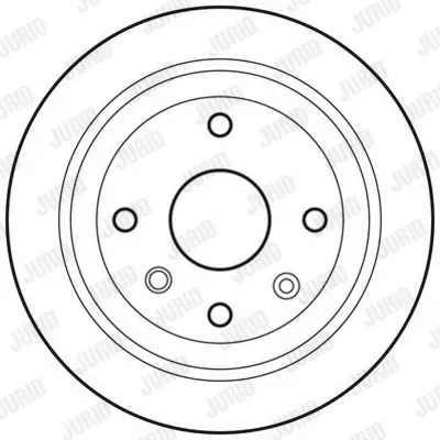 JURID 562740JC Fren Diski Chevrolet Lacettı 04>  258mm Takım Arka GM 96549630