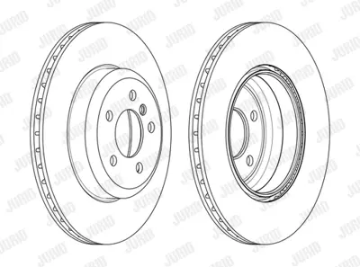JURID 563134JC Fren Diski F-30/31/32/33/34 Arka 328/330/335 Takım GM 34206797607