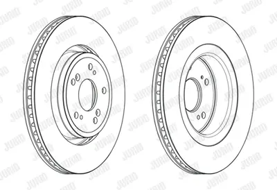 JURID 563221JC Fren Diski Cr-V İ-Dtec 12>ön Ç:315 Takım GM 45251T1GG00