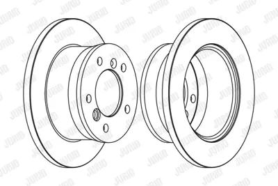 JURID 567761J Fren Diski  Spr.Arka Büyük  Lt 35 GM 2D0615601A