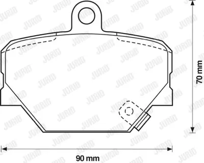 JURID 571995JC Fren Balatası Smart Ön Fortwo Cabrıo GM A4514210110