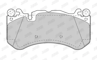 JURID 573425J Fren Balatası 204/205/212/222 Amg Ön GM A0054206620