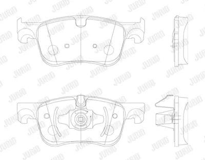 JURID 573604J Fren Balatası Cıtroen C4 Pıcasso 13> 1.6 Hdi Ön GM 1647853080
