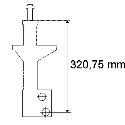 BOGE 32-A70-0 Amortisör Vw Passat 88-93 Yağlı Ön GM 357412031E