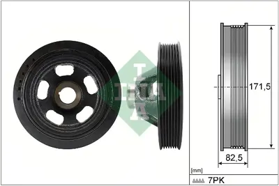 INA 544 0144 10 Krank Kasnağı 271  203/204/211 GM A2710300003