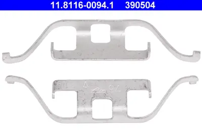 ATE 11.8116-0094.1 Balata Sacı  E 31/38/39/53 Arka GM 1159963, GM 21112010000, GM 2282198, GM 34211159963, GM 34211166240, GM 34212282198, GM 34216753675, GM 6753675, GM SZR000010