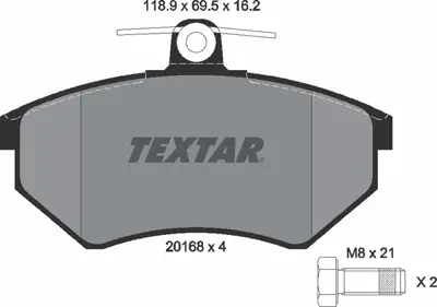 TEXTAR 20168 162 1 4 Ön Fren Balatası  Seat Passat GM 101440019, GM 1205697, GM 1207518, GM 1223682, GM 12765397, GM 12800120, GM 12802167, GM 12803551, GM 1321517, GM 13322091,2016801,7177D227
7570D696,7572D696