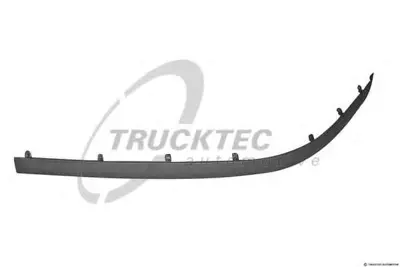 TRUCKTEC 0862557 Tampon Bandı E 39 Chrom Sol  P.Dışı GM 117413, GM 117423, GM 51118159351, GM 51118184497, GM 51118226555, GM 51118226561, GM 639483, GM 639583