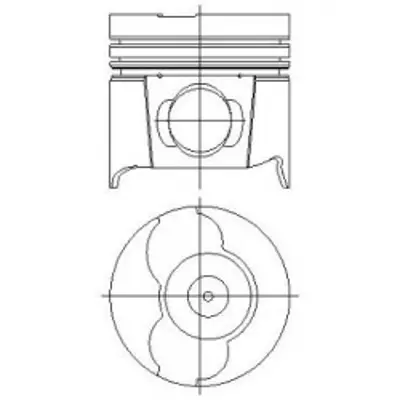 YENMAK 31-04165-050 Pıston+segman 0.50 (80.00mm) Kangoo Megane Laguna Trafıc Scenıc Vıvaro Carısma 1.9tdı F9q 1.9d (Duz 7701473368