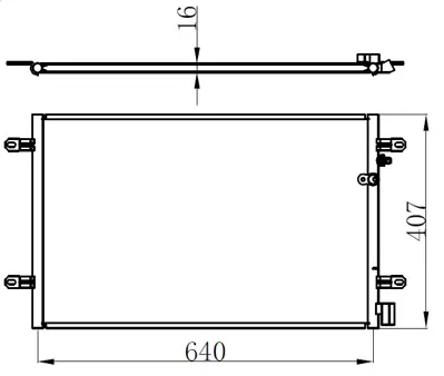 ORIS CAU604016 Klıma Radyatoru Kondenser Brazıng Audı A6 2.0 Tdı-2.0 Tfsı-2.4ı 05-> 627x390x16  At/Mt Sanzuman 35605 4477600430 4E0260401E 4F00260403E 4F0260401E 4F0260401M 4F0260401P 4F0260401Q 4F0260401T 4F0260403