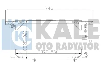 KALE 163300 Su Radyatoru A80 811121253B