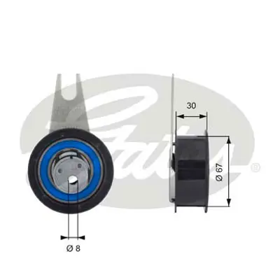 GATES T43041 Trıger Rulmanı Golf3-Vento-Passat 1.9td Aaz E.M. 28109243