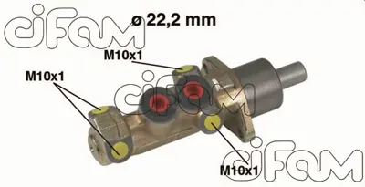 CIFAM 202-387 Fren Ana Merkezı 22mm Renault Scenıc 97-99 7701205213