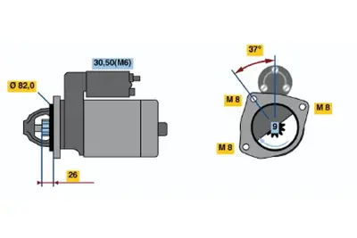 BOSCH 0001109313 Mars Motoru Ducato 2.3jtd 2.8jtd 02-> 