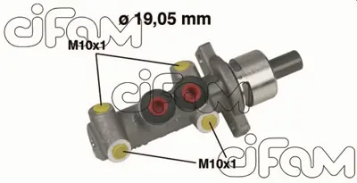 CIFAM 202-266 Fren Ana Merkezı (19.05mm) Abssız Cıtroen Saxo Peugeot 106 Iı 96-07 4601F0